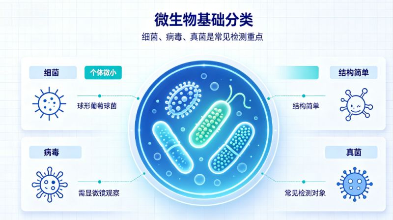 微生物檢測基礎知識及常見(jiàn)消毒滅菌方式，一次性講透！